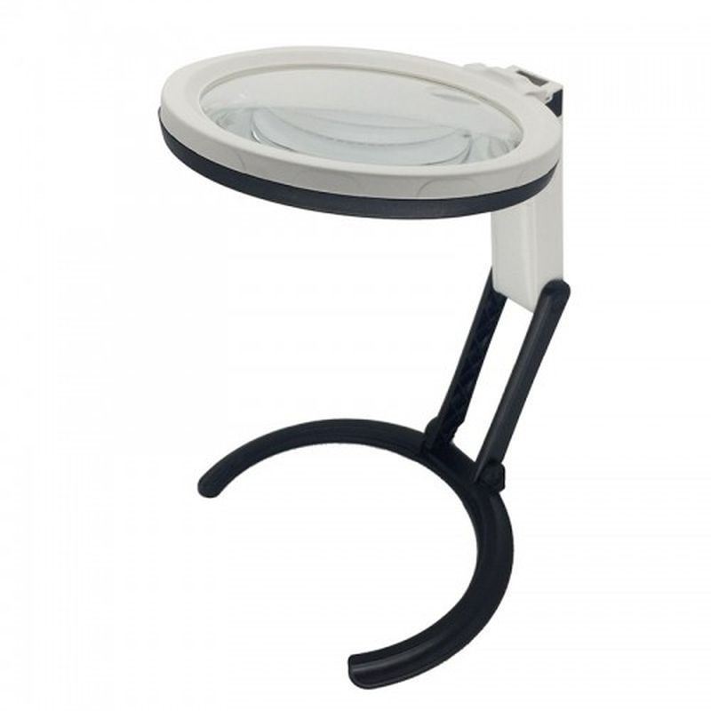 2X5X120Mm 10 Ledli Masaüstü Büyüteç fotoğrafı – 2x5x120mm, 10, ledli, masaustu