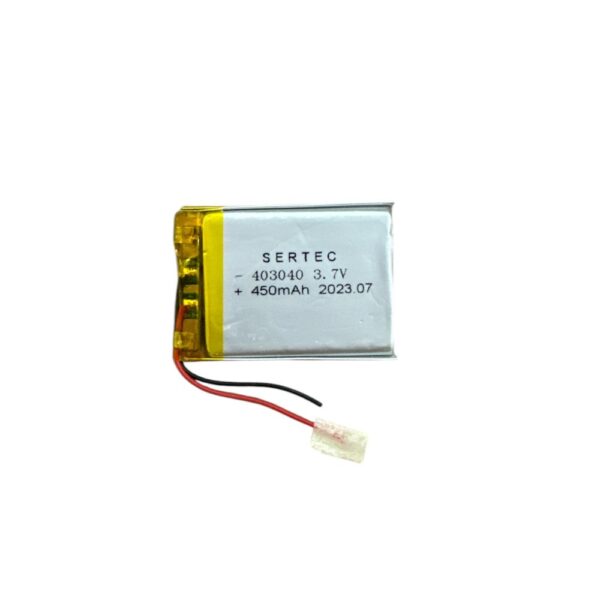 403040 3.7V 450 MAh Li-Polymer Pil (Devreli/1.5A) fotoğrafı – 403040, 37v, 450, mah