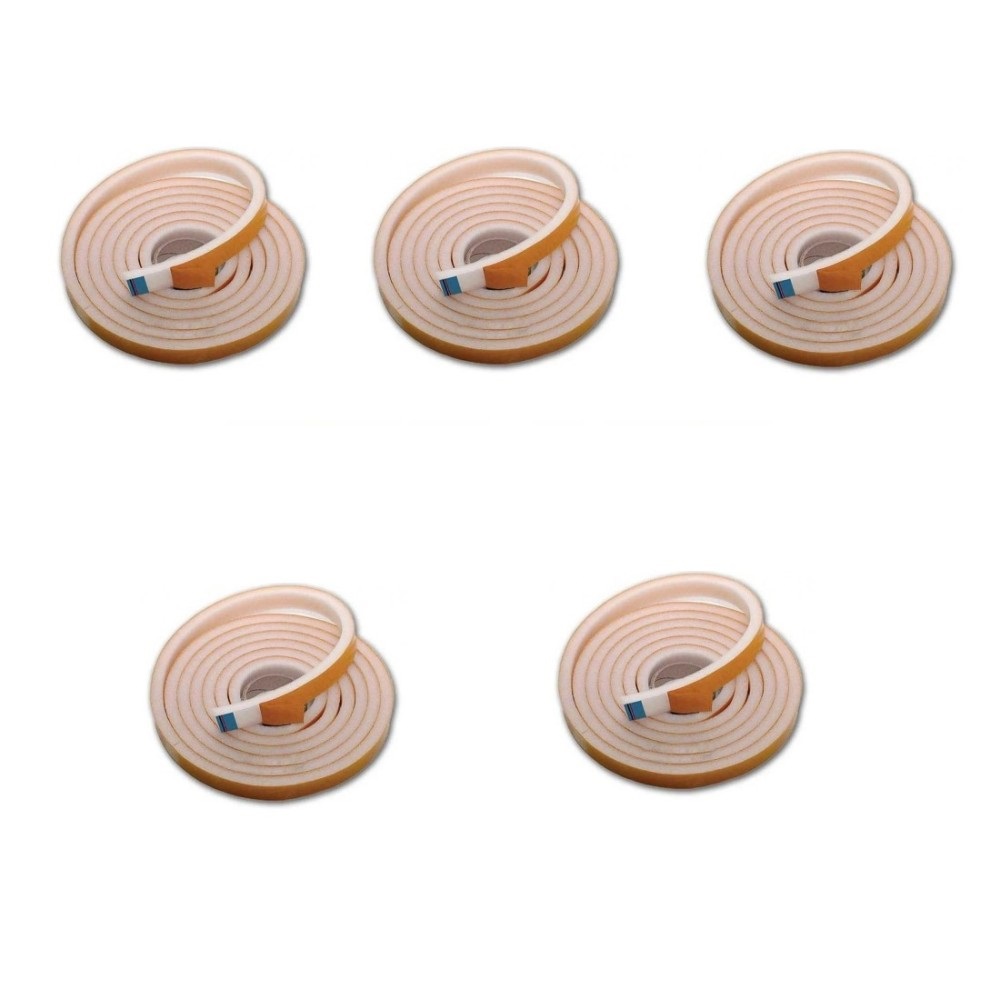 5 Adet 3 Metre Yapışkanlı Kapı Bandı Isı Yalıtım Süngeri fotoğrafı – 5, adet, 3, metre