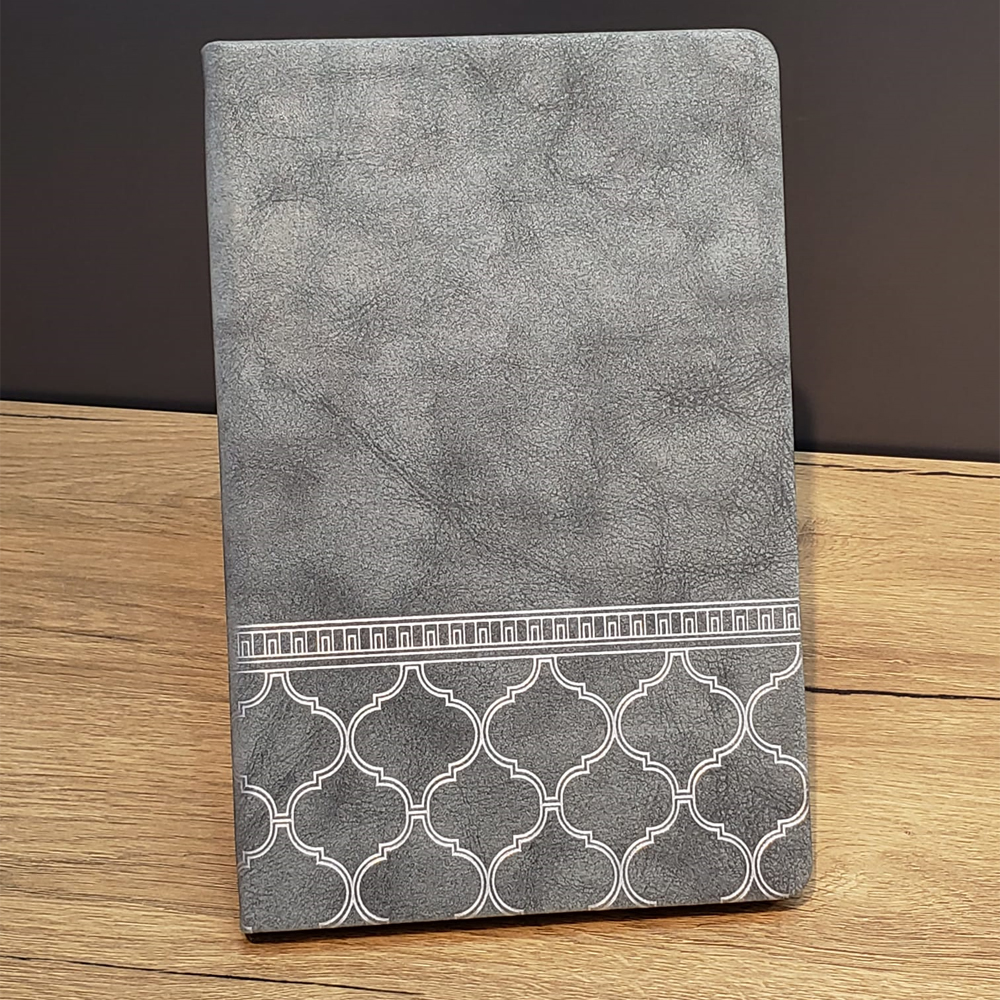 Deri Hatıra Defteri Gri fotoğrafı – deri, hatira, defteri, gri