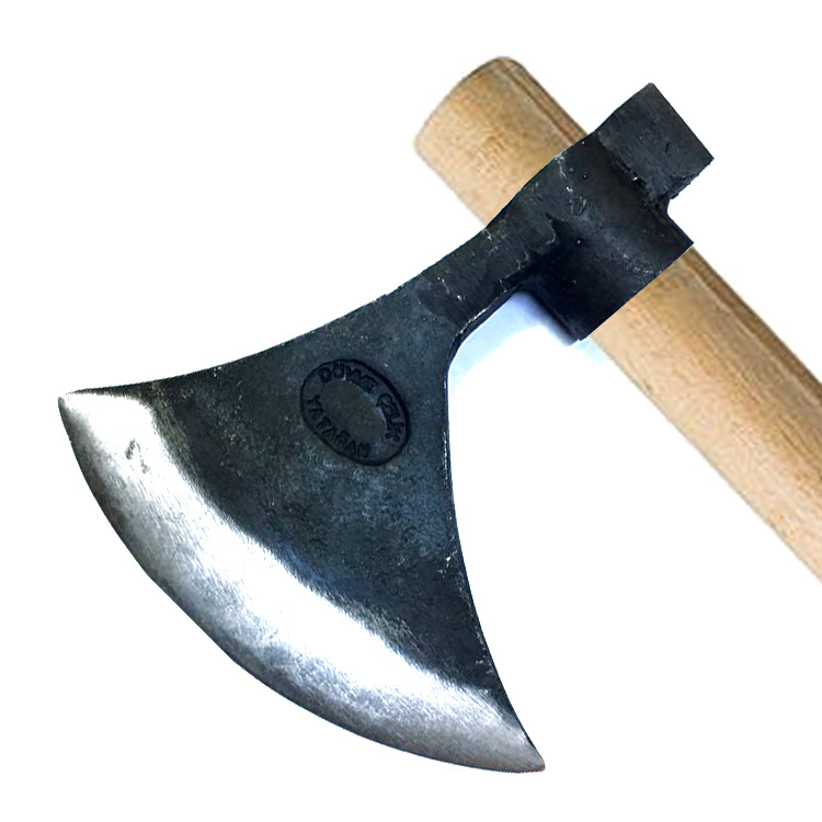 Keserli Saplı Büyük Ay Balta 90 cm - Dövme Çelikten fotoğrafı – keserli, sapli, buyuk, ay